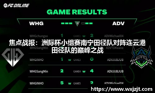 焦点战报：洲际杯小组赛南宁田径队对阵连云港田径队的巅峰之战